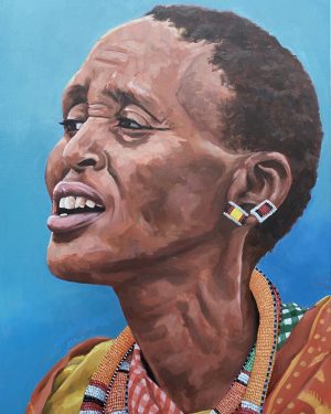 Mujer Masai Cantando